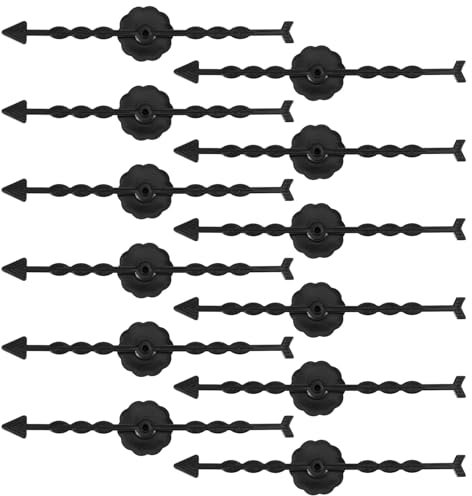 12 Stück Spiel Spinner, 13 cm schwarzes Kunststoff-Spinner-Spiel-Zeiger-Set für Das Klassenzimmer Brettspiel-Spinner für Party-DIY-Projekte