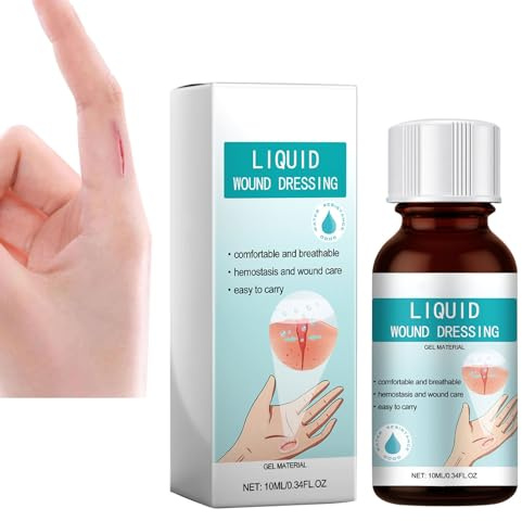 1 Pack Liquid Plaster for Wounds,Liquids Skin Bandage,Gel Liquids Bandages,Wounds Care Gel Liquid,Waterproof and Breathable Quick-Dry Gels L iquid Bandages (1)