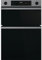 Hisense Built-in Electric Double Oven, 88.5 x 59.5 x 57.5 cm, LED Display, Catalytic Cleaning, Air Fry Mode, Stainless Steel