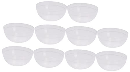 Happyyami Pvc Mischschalen 30 Stück Halbtransparent Kleine Rührschüsseln für Selbstgemacht Gesichts und Haarmasken Schadstofffreie Beauty Helfer für Heimgebrauch Umweltfreundlich und Leicht
