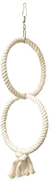 Nobby Cage Toy 2 Kletterringe, Baumwolle, klein, 32/14 cm, 1 Stück