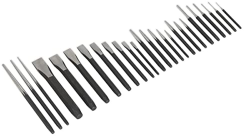 Sealey AK9298 26PC Punch & Chisel Set