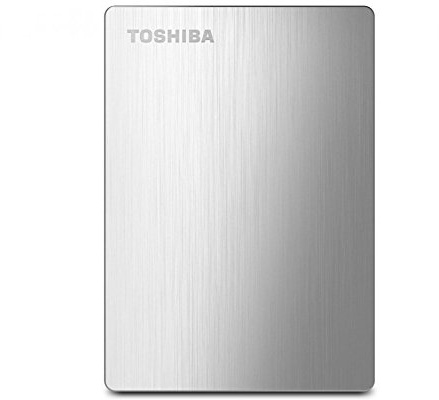 Toshiba 1TB Canvio Slim II - Disco duro externo (1000 GB, 2.5, 3.0 (3.1 Gen 1), 5400 RPM, Plata)