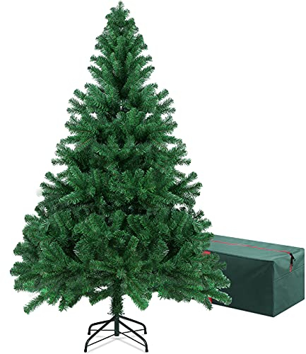 OUSFOT Sapin de Noël Artificiel 180cm Décoration de Fête 815 Branches Arbre de Noël pour Noël