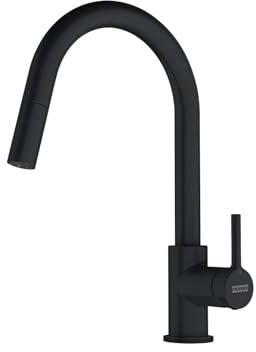 FRANKE 115.0626.053, Robinet d'évier de cuisine Lina pull-out, Mat noir