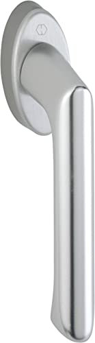 HOPPE BREST - Maniglia per finestra Secustik 90°, 7 x 32-42 mm, argento F1, rif. 10761081
