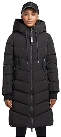 khujo Mikia Frauen Mantel schwarz L 100% Polyester Basics, Streetwear