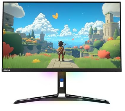 Lenovo Legion Y32p-30 Monitor - Gaming Monitor - 31.5 UHD IPS Display - 144Hz - DisplayHDR 400 - AMD FreeSync Premium - 0.2ms MPRT - Raven Black - Edgeless Design