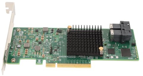 ASHATA Smart Array Card RAID Controller, RAID SAS 9311 8i für LSI SAS3008 SAS HD SFF8643 Zwei X4 RAID Array Karte 12 Gbit/s PCI Express 3.0 X8 für Computerübertragung, ASHATAOC1Q9T84ZW