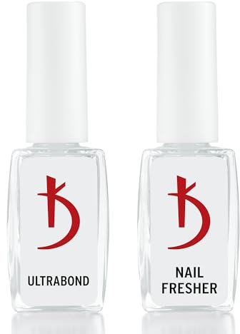 Kodi Professional Primer y Deshidratador para Uñas - 2 * 12ml - Bonding Adhesives Sin Ácido y Desengrasante