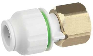TWISTLOC SRSU6765BM Plastic Push-FIT Straight TAP Connector 15MM X 3/4, Suitable for Drinking Water, Suitable for Water Systems, Suitable for Hard & Soft Water Areas, 1 in Pack