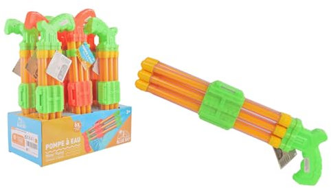 BLUE SKY - Pistola ad Acqua - Gioco all'Aperto - 048413 - Colore Casuale - Plastica - 40 cm - Giocattolo per Bambini - Gioco da Spiaggia - Piscina - Innaffiare - Giardino - Estate - 3 anni