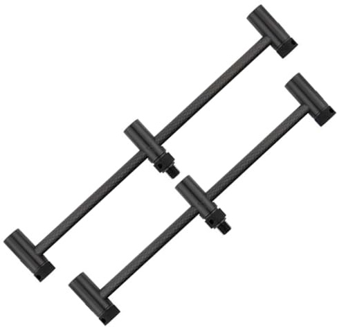 Fox Black Label Carbon Adjustable 3 Rod Buzz Bars (220-250mm) - Rutenhalter, Rutenauflage, Rutenhalterung