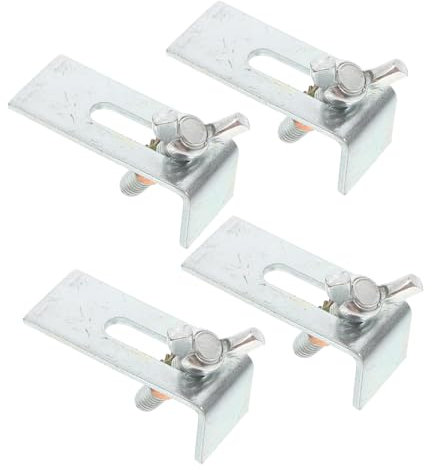 SHINEOFI 4pièces Support De Montage Évier De Cuisine Et Salle De Bain Clips Robustes Pour Éviers -counter Accessoires Installation Durable Et