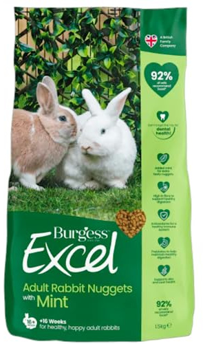 Burgess Excel mint adult rabbit 1.5kg