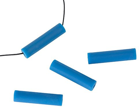 Chewigem Chubes - Collier à mâcher polyvalent et aide à la stimulation | Lisse, robuste, discret | Idéal pour les cordons de capuche ou comme collier | 3 pièces de rechange | Conçu pour réduire l'anxiété et améliorer la concentration | Idéal pour les enfants, les adultes, l'autisme, le TDAH, le SPD, les besoins moteurs oraux.