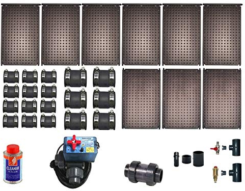 OKU KOMPLETTSET für 18 m² Wasserfläche Poolheizung incl. Regelung im 3 Wege Ventil, Filter usw