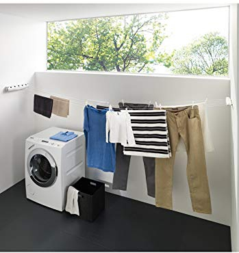 JUWEL Artweger by Wandwäschetrockner Rolldry (Wandtrockner ausziehbar, Trockenlänge 5X 4,2 m, Wäschetrockner mit Spann- / Feststelltechnik/Aufrollautomatik, einfache Handhabung) 40142