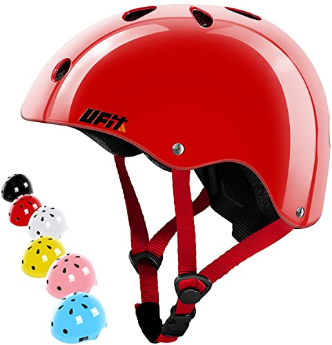 Casco regolabile per bambini Casco per ragazzi e ragazze per ciclismo Skateboard Scooter Roller Skate BMX