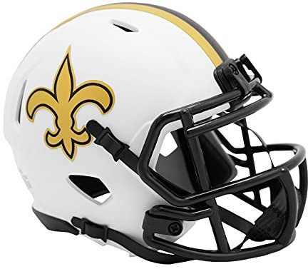 NFL Mini Helm Speed New Orleans Saints Lunar Eclipse Footballhelm
