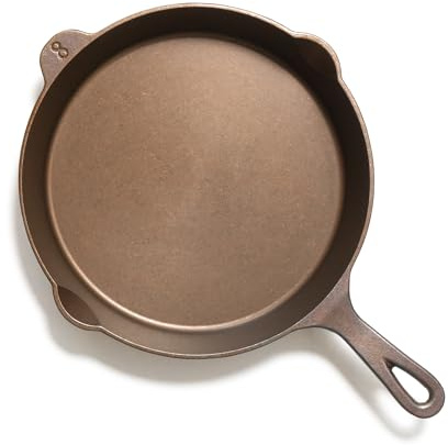 Lancaster Cast Iron Lightweight Cast Iron Skillet - 10.5” Pre-Seasoned Frying Pan Made in USA
