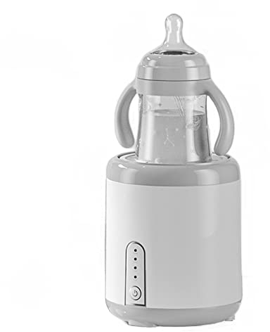 Mixer für Babynahrung, Babyflaschen-Shaker und -Wärmer Passend für Alle Babyflaschen, USB Electric Silent Automatischer Milchmischer, 3-Gang-Schnellmischen, Vermeiden Sie Klumpige Blasen(Weiß)