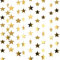 Guirnalda de Papel de Estrellas, 65 Pies Colgante, Decoración para Fiesta, Festival, Boda, Cumpleaños