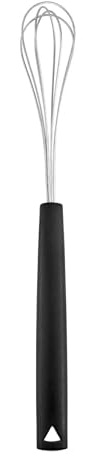triangle Tassenschneebesen 13 cm, Spirit - Schneebesen Edelstahl | Schmaler Becherbesen für Tassen & kleine Töpfe – ergonomischer Softgrip-Griff, spülmaschinengeeignet