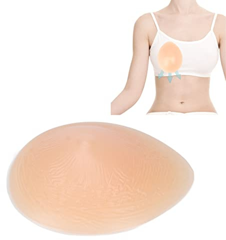 Brrnoo Selbstklebender Transvestiten-BH-Verstärker für Crossdress, Silikon-Brustform-Mastektomie-Prothese, Silikon-Brustformen-Brustprothese für Mastektomie (200g)