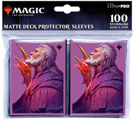 Ultra Pro - MTG Commander Masters 100ct Standard Size Card Sleeves - Urza, Lord High Artificer Artwork, Matte Finish mit ChromaFusion Technologie, Protect Magic: The Gathering Cards Deck Protectors