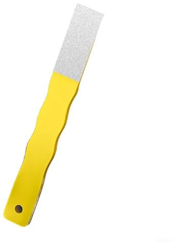 Hand Saw Sharpening Tool Portable Files Sharpener, Premium Material, Ergonomic Handle for Woodworking and Carving Black+White (220 Grit)