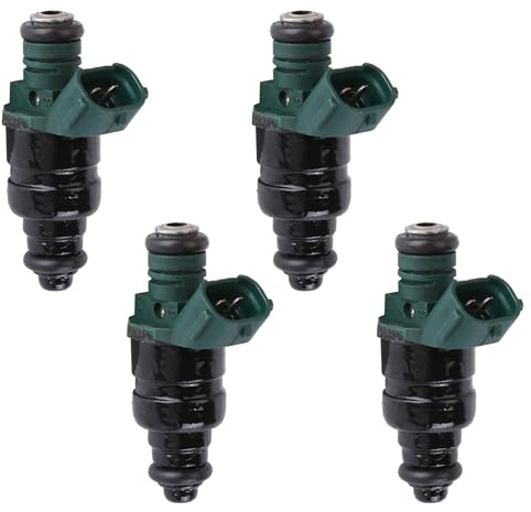 LICHENGTAI 4 Stück 037906031AL Einspritzdüse Einspritzventil Injekto Kompatibel für Skoda Octavia, für Seat Leon, für VW Golf Bora New Beetle, Kraftstoffeinspritzdüse Kraftstoff Injektor Düse