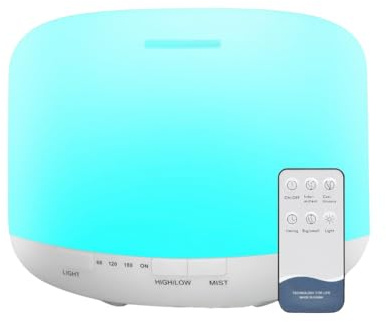 Diffusore Aromaterapia con Telecomando Regolabile e Luci LED Umidificatore