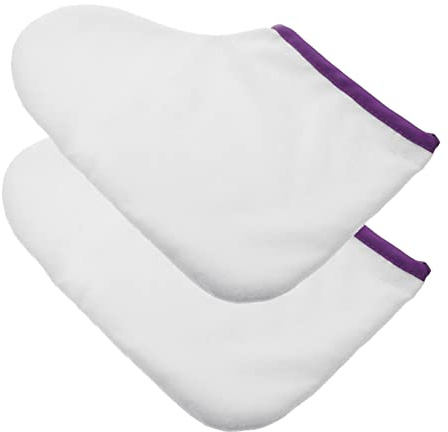 FRCOLOR Paraffin Wax Warming Foot Cover Foot Therapy Warming Cover per Cura dei Piedi Materiali in Poliestere e Fluff, per Amici