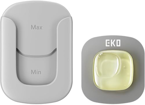 EKO Refresh Deodorizer Pod Kit with Refillable Holder, 1 Pod + 1 Holder, Plant-Based Odor Eliminator for Trash Can, Bathroom, Storage – Long-Lasting 45 Days Air Freshener, Natural, Chemical-Free