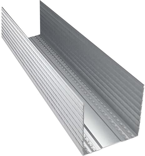 doitBau UD Wandanschlussprofil 28 x 27 mm, verzinktes Stahlblech, 20 Stück je 3 m, 60 m gesamt, für Trockenbau und abgehängte Decken