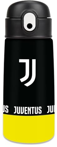 Seven Borraccia termica JUVENTUS per ragazzi, Acciaio inox bpa free, 460ml, Mantenimento temperatura: caldo 12h/freddo 24h, Bambino, Ragazzo, Calcio, Prodotto ufficiale, Idea regalo