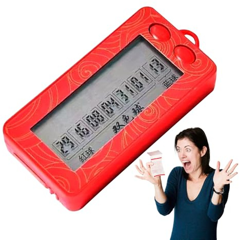 Selettore numeri della lotteria – Macchina casuale compatta della lotteria, divertente dispositivo di selezione dei numeri, gadget di intrattenimento facile da usare per eventi di feste per adulti | S