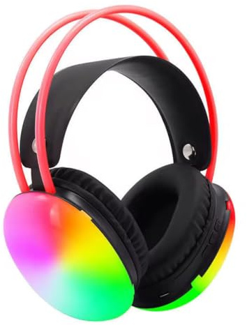 Generico BDIT Cuffie Wireless Bluetooth Over-Ear con RGB, Audio Stereo HiFi, Controllo Touch, Design Ergonomico per Musica, Gaming e Chiamate
