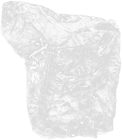 GALPADA Sacchetto Portaoggetti Gonfiabile Trasparente in PVC per Peluche Fodera per Poltrona a Sacco Morbida 60X40X60 CM Contenitore Organizzatore per Giocattoli Sedile Pouf Portatile