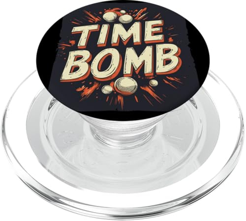 Logo Fun Time Bomb per un look alla moda PopSockets PopGrip per MagSafe