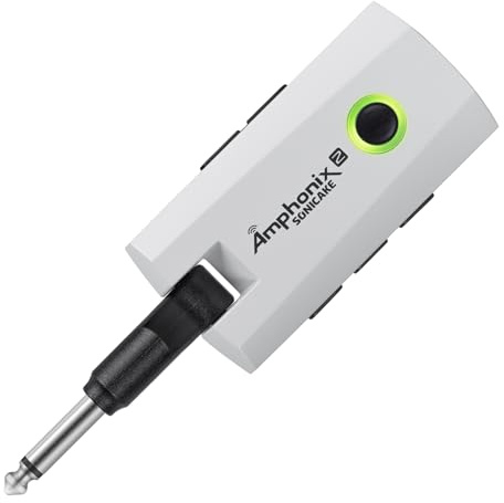 SONICAKE Verstärker Gitarren Kopfhörer 50 Werkspresets, 9 Effektmodule | BT, App Steuerung, USB Audioaufnahme Amphonix 2 QAP-50