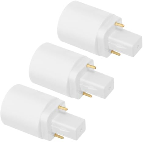 Adaptateur de Douille G24d vers E27 à 2 Broches, Lot 3 Pièces