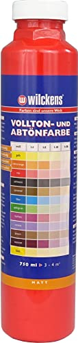 Wilckens Vollton- und Abtönfarbe matt, 750 ml, Rot