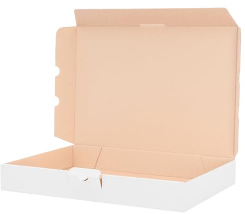 verpacking Cajas para Carta Máxima 350 x 250 x 50 mm Blanco [tamaño y cantidad a elegir] DIN A4 | B4 Maxi Carta MB-5 Caja de envío para correo de mercancías 200 unidades