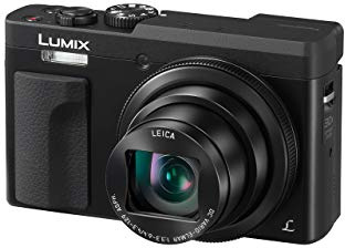 Panasonic DC-TZ90EB-K - Fotocamera tascabile da viaggio compatta con zoom 30x, colore nero, video e foto 4K, obiettivo Leica (rinnovato)