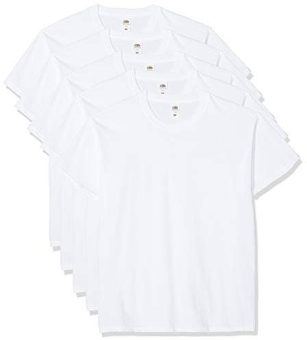Fruit of the Loom Men's T-Shirt Original Tee, 5 Pack