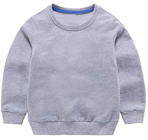 Taigood Barn jumper för pojkar bomullströja långärmad t-shirt pullover höst vinter ålder 1-7 år