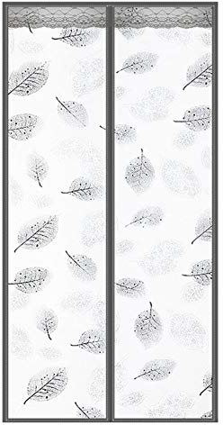 LIVEINU Wärmeschutzvorhang Magnet Thermo Türvorhang Fliegengitter Panel-Isolierung Thermovorhang Wasserdicht Winddicht Klimaanlage Fliegenvorhang für Balkontür Wohnzimmer 70x200cm Style 2