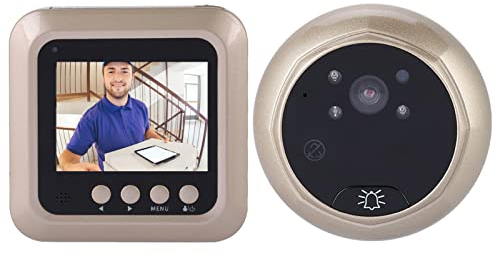 2.4 Pollici 1080P Campanello Video Campanello Elettrico Intelligente TFT Spioncino Digitale Vista Notturna A Infrarossi Visualizzatore Telecamera Di Sicurezza Funzionale Sistema Di Sicurezza Domestica